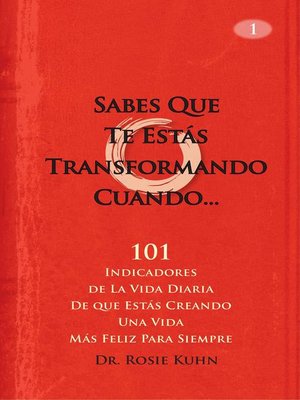 cover image of Sabes Que Te Estás Transformando Cuando...